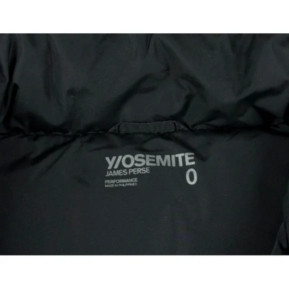 James Perse Yosemite Vest Womens 0 Black Full Zip Goose Down Puffer Quilted - Picture 5 of 10